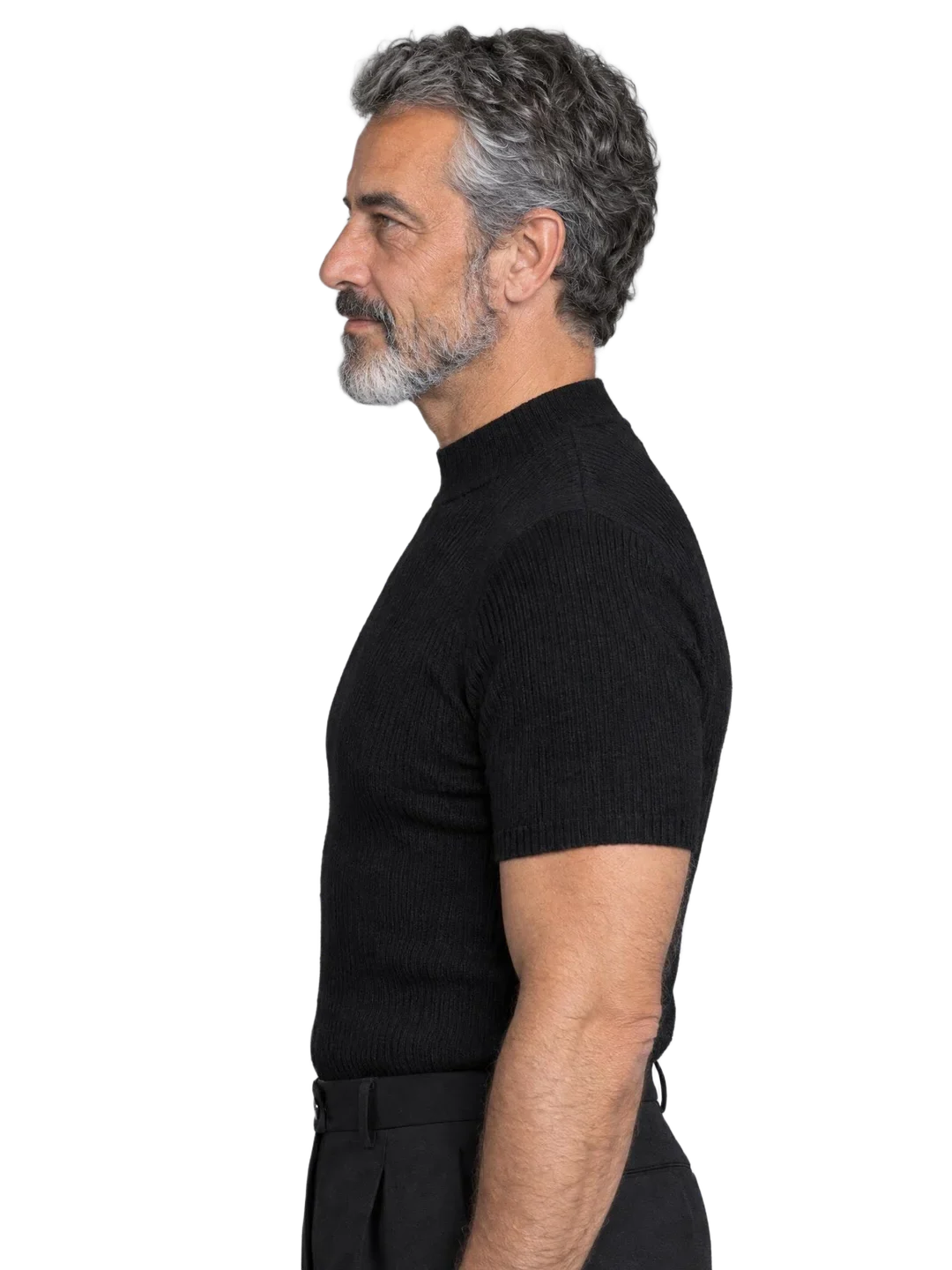 Carlos Mendes, left profile view