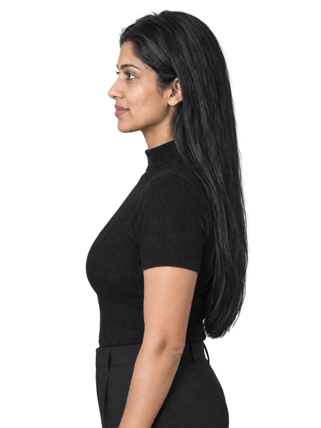 Divya Nair, left profile view