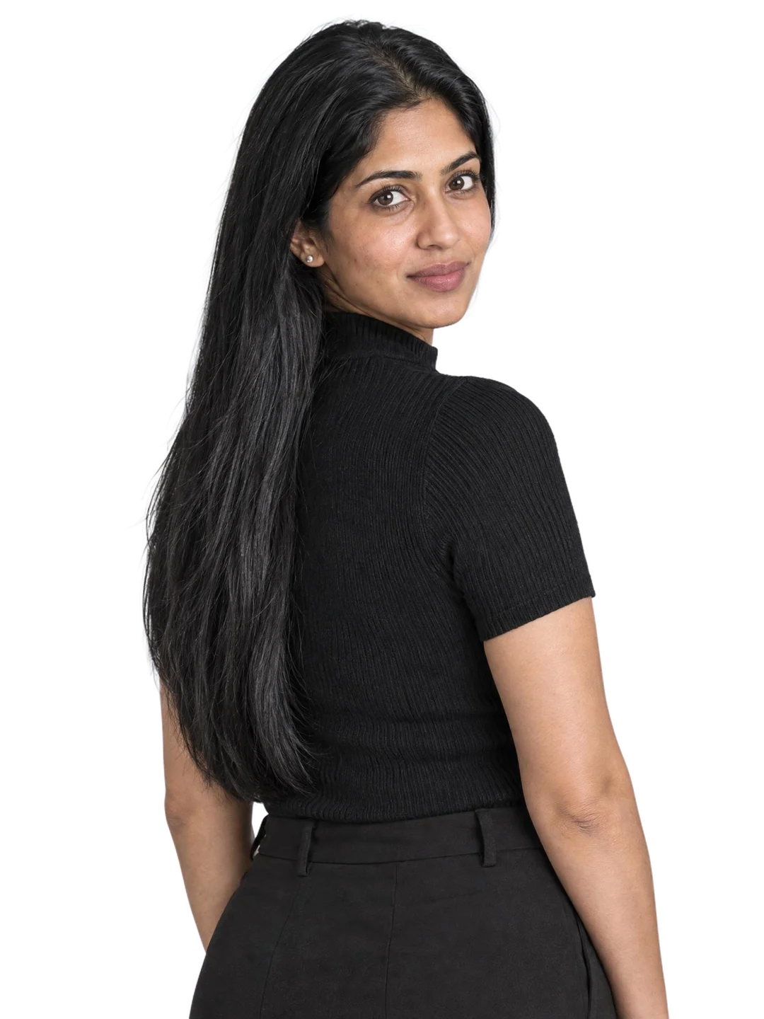 Divya Nair, over shoulder view