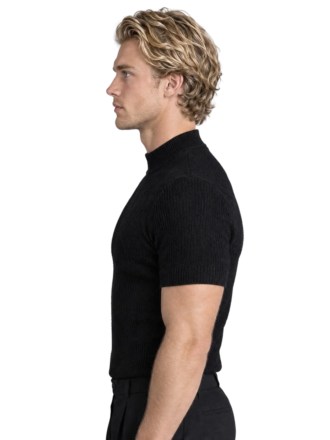 Erik Halvorsen, left profile view