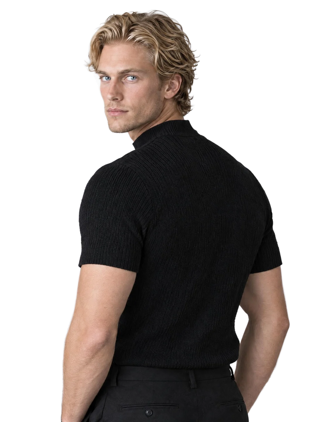 Erik Halvorsen, over shoulder view