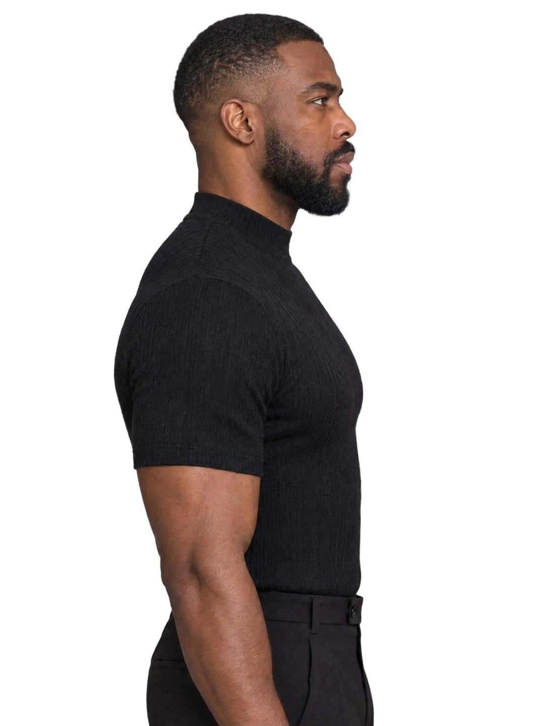 Jamal Rivers, right profile view