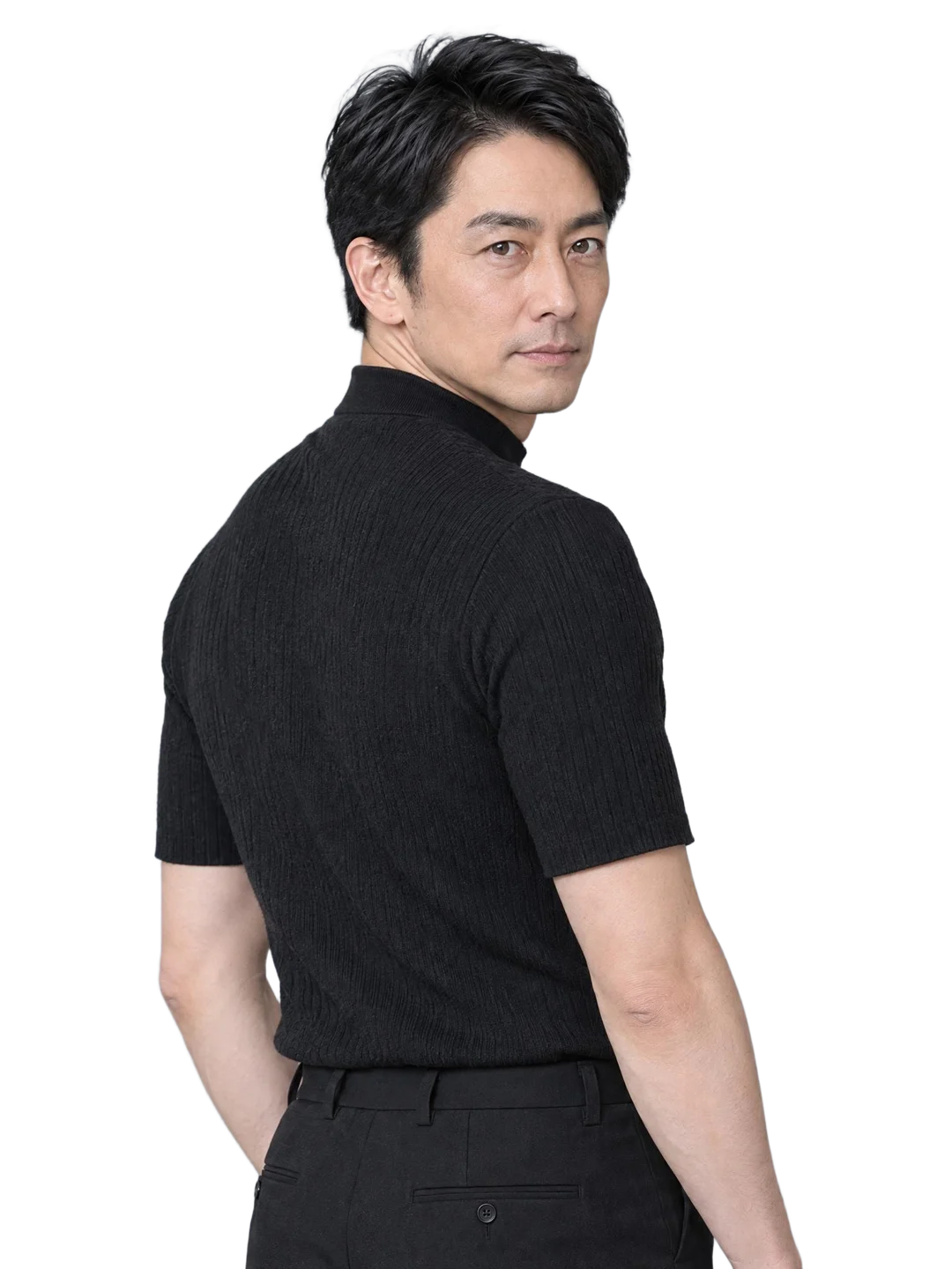 Kenji Watanabe, over shoulder view