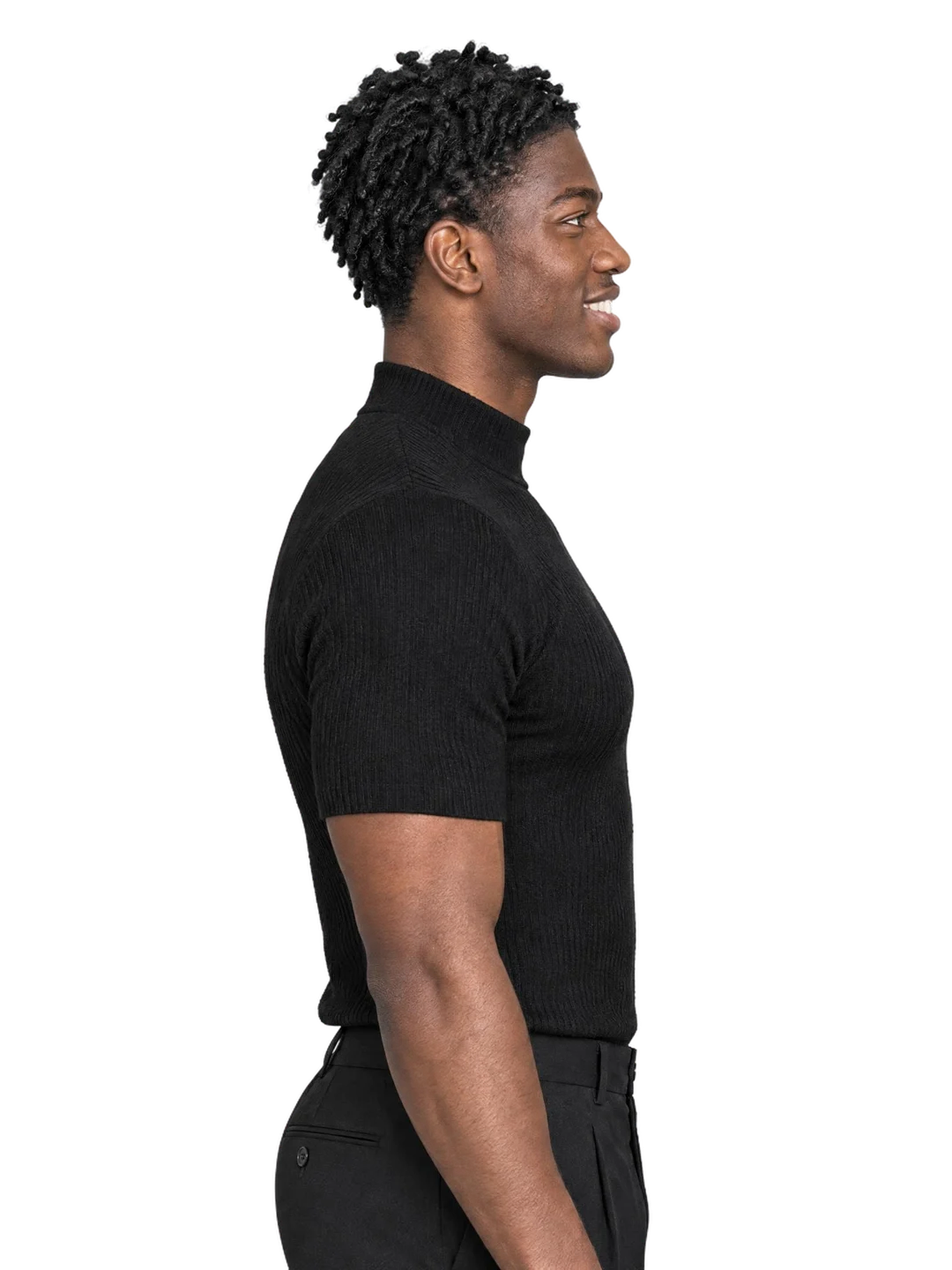 Kojo Owusu, right profile view