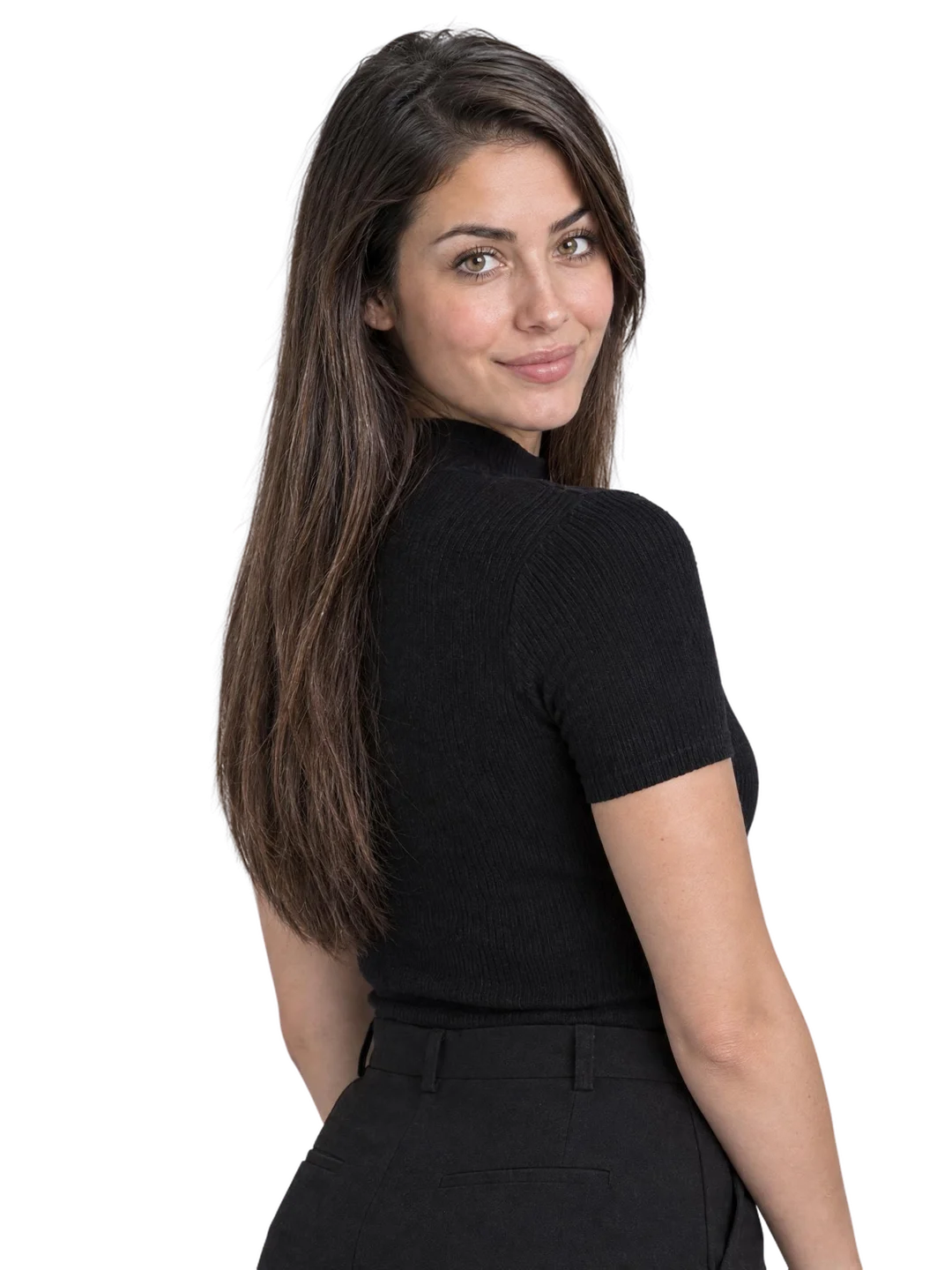 Leyla Demir, over shoulder view