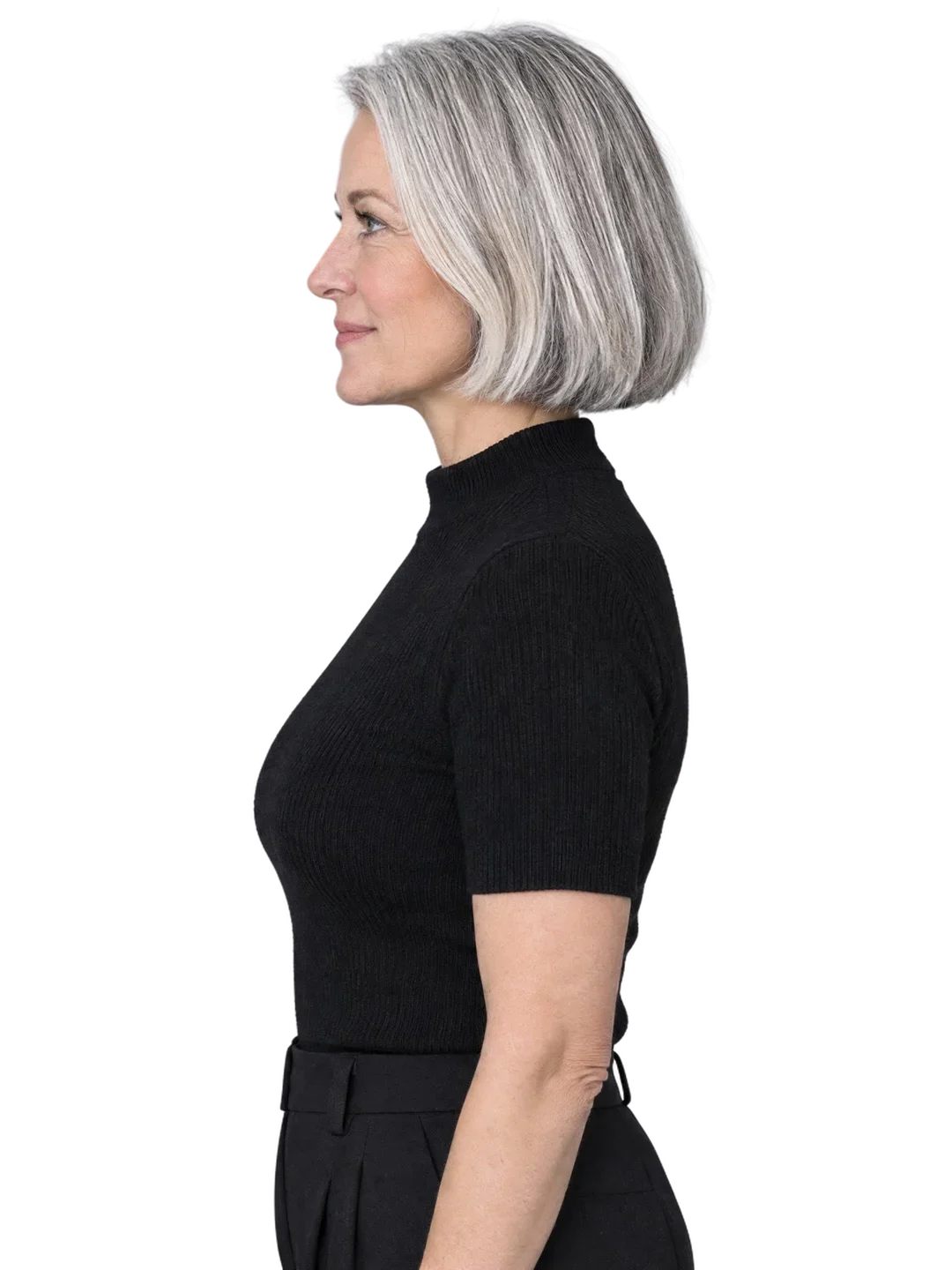 Maggie Collins, left profile view
