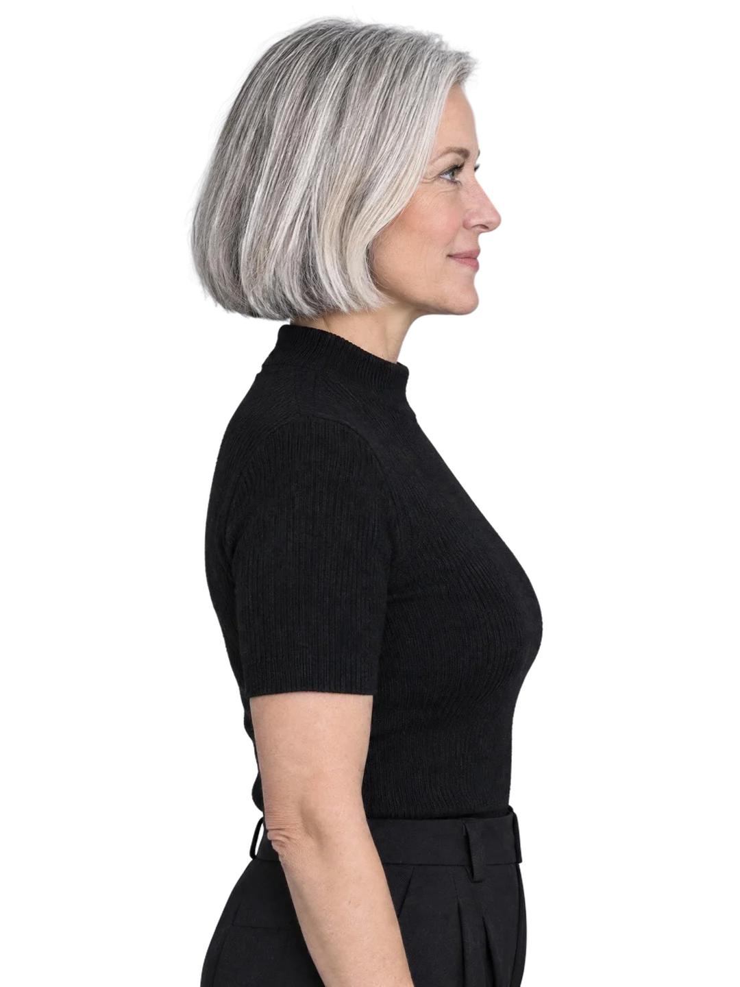 Maggie Collins, right profile view