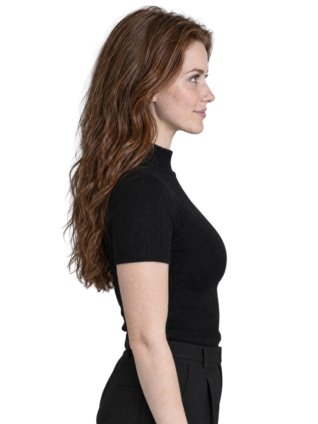 Niamh Doyle, right profile view