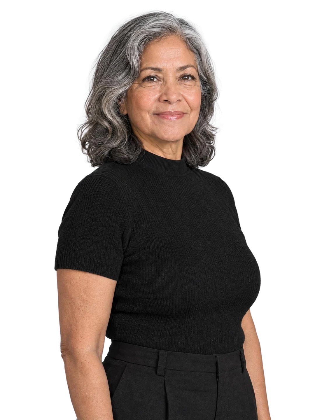 Rosa Delgado, right three-quarter view