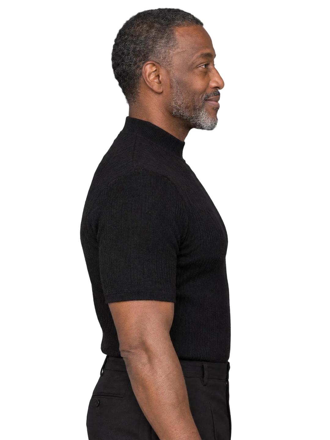 Samuel Adebayo, right profile view