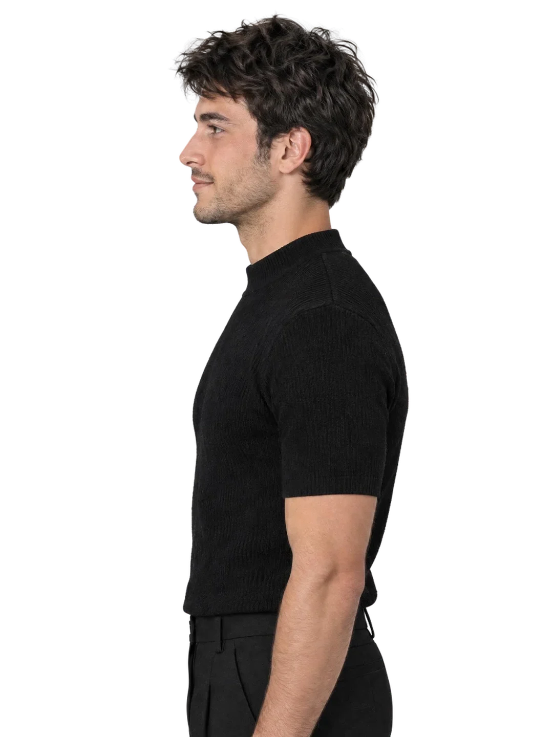 Tomás Herrera, left profile view