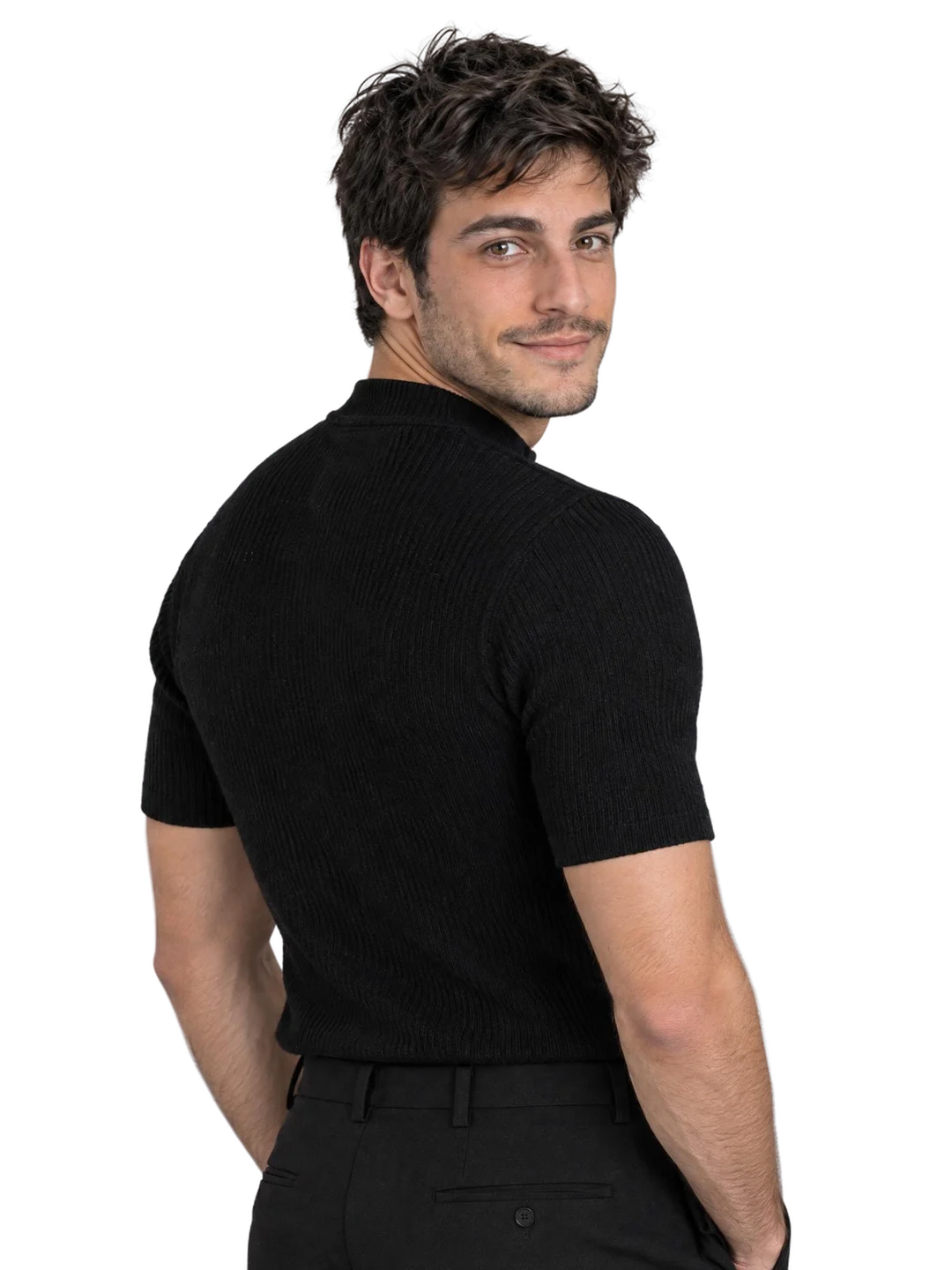 Tomás Herrera, over shoulder view