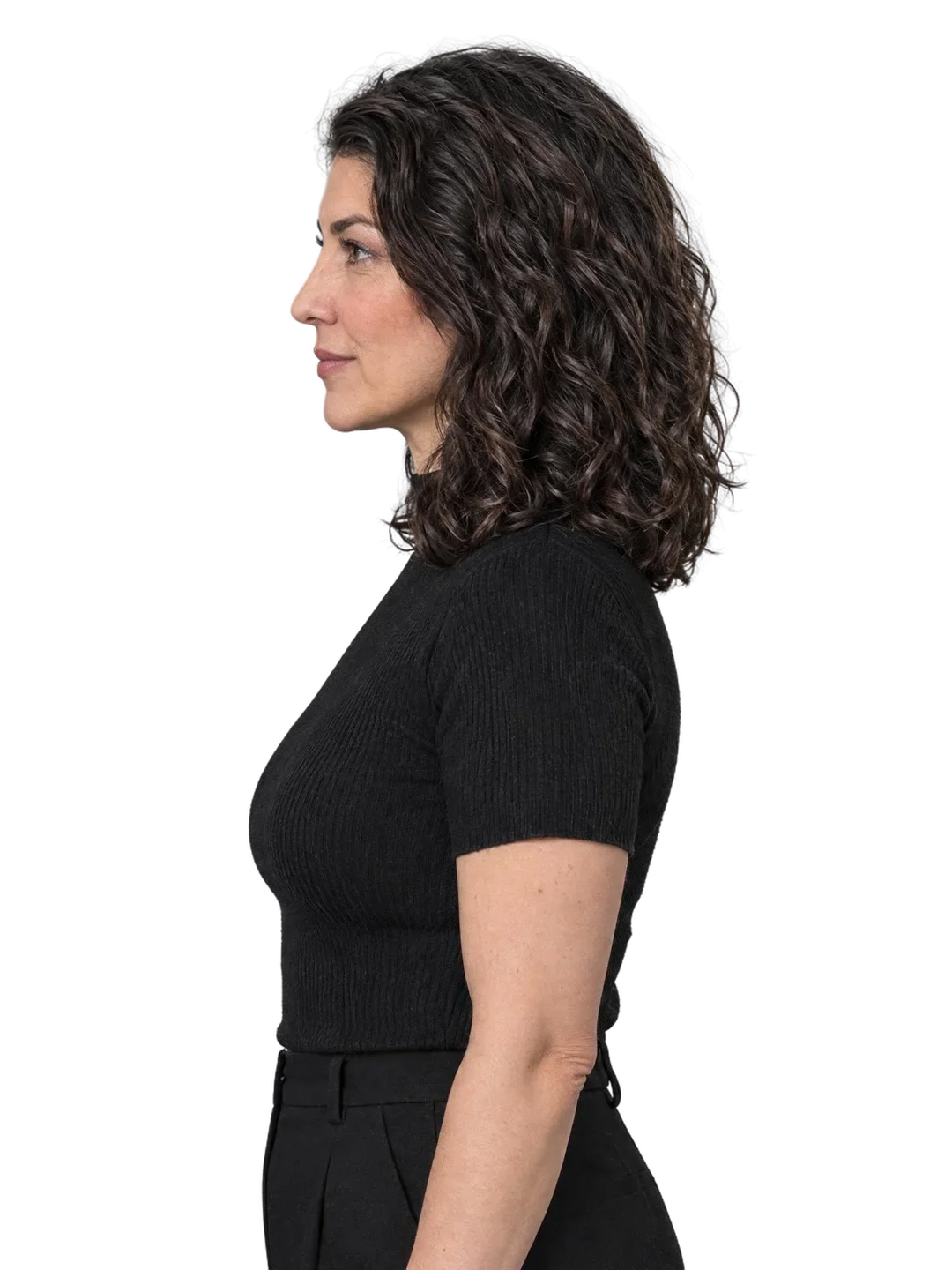 Yasmin Karimi, left profile view