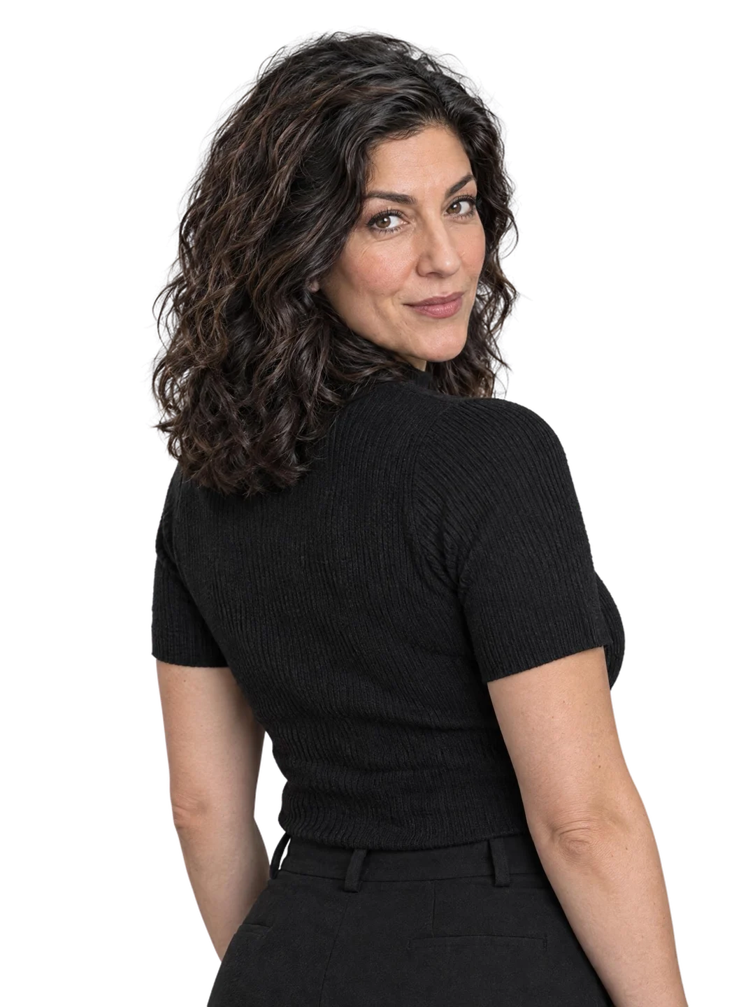 Yasmin Karimi, over shoulder view