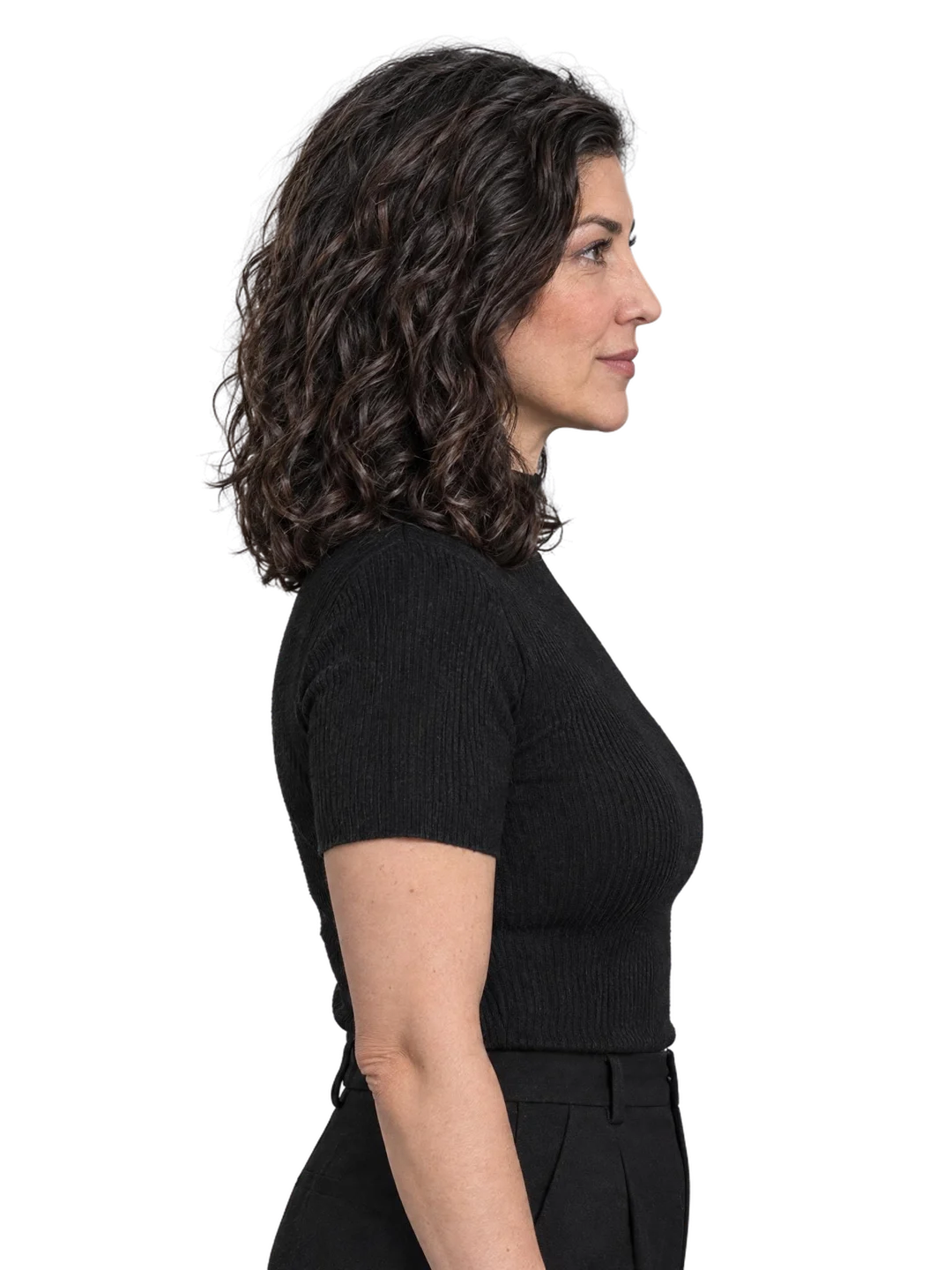 Yasmin Karimi, right profile view