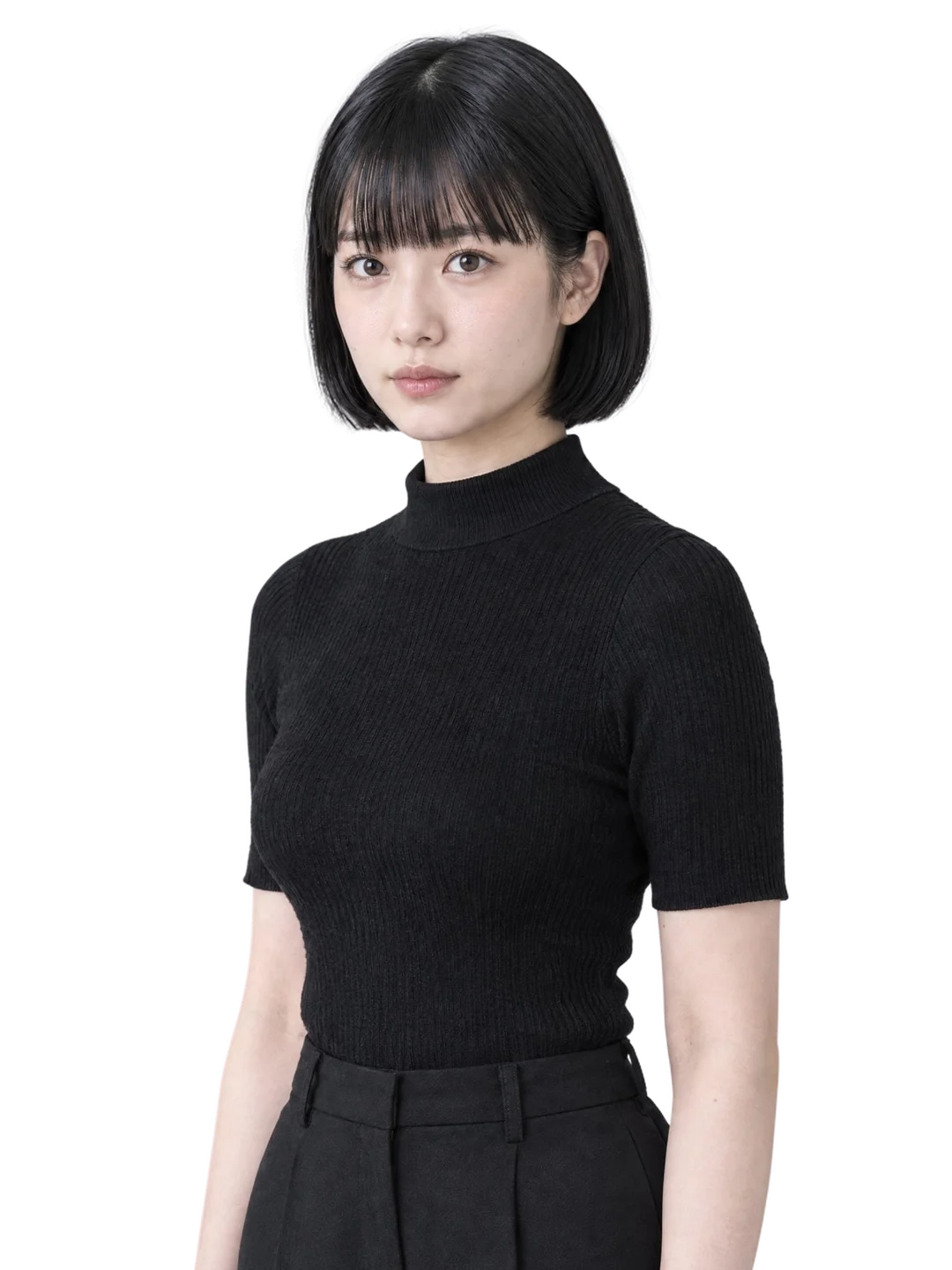Yuna Mori, left three-quarter view