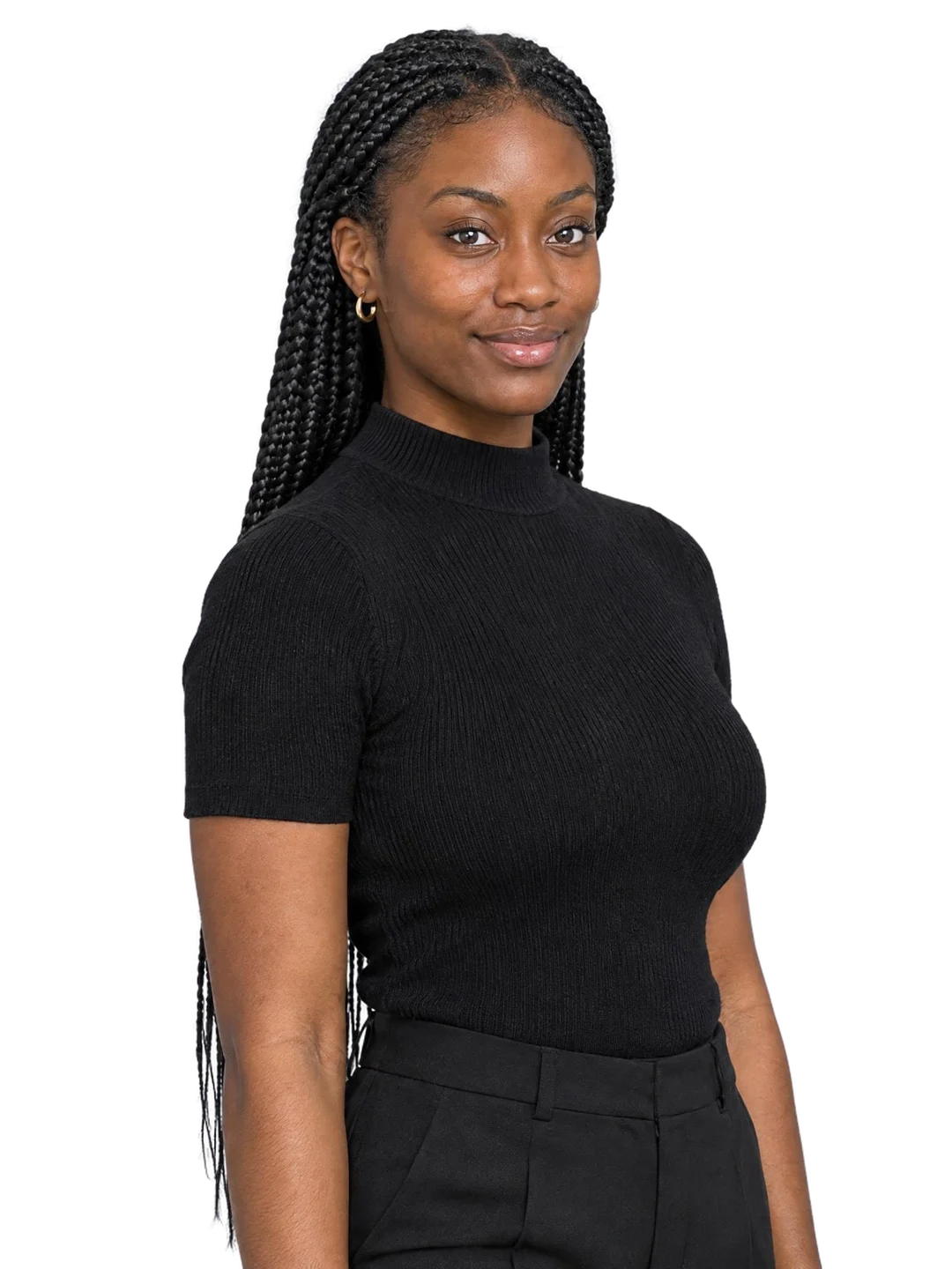 Zainab Bello, right three-quarter view