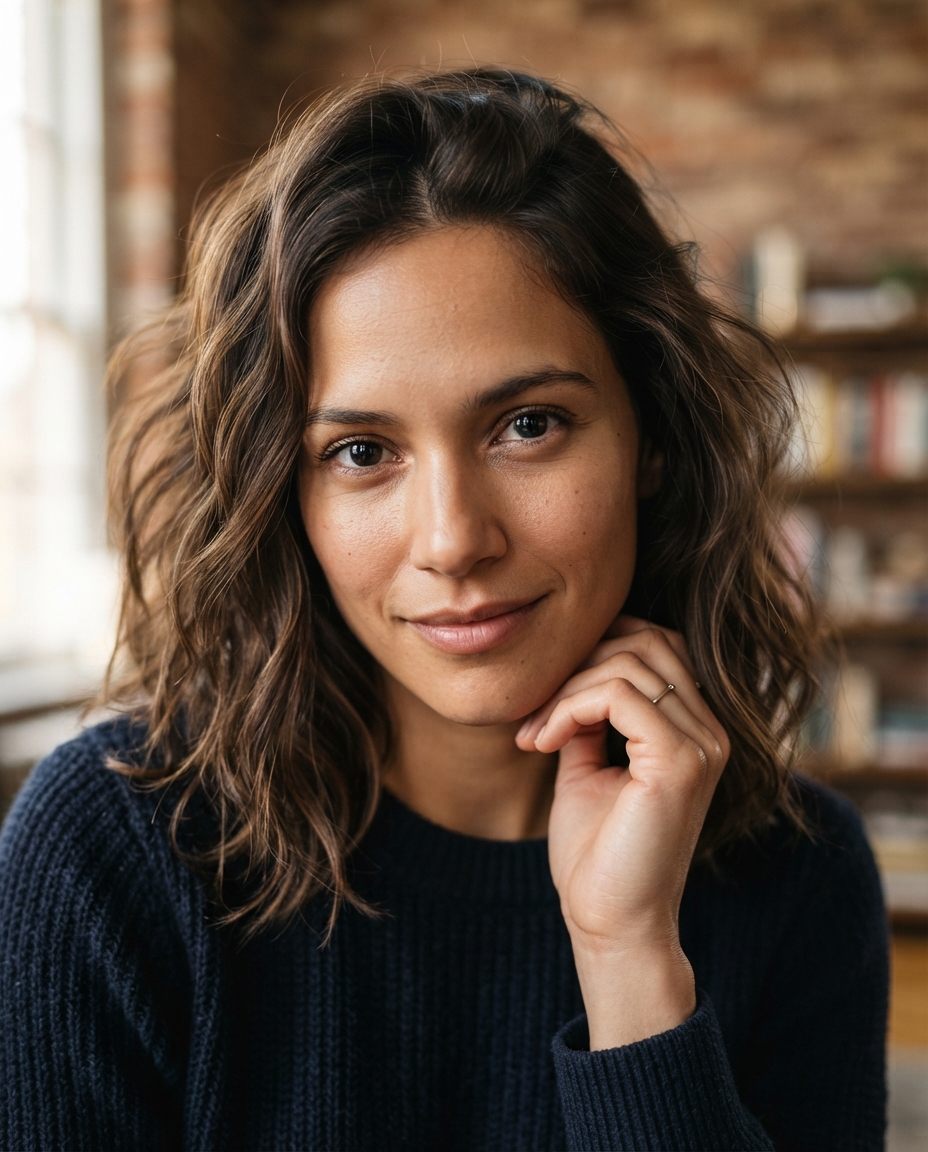 Actor Headshots cinematic close-up AI photo shoot idea created with imageat