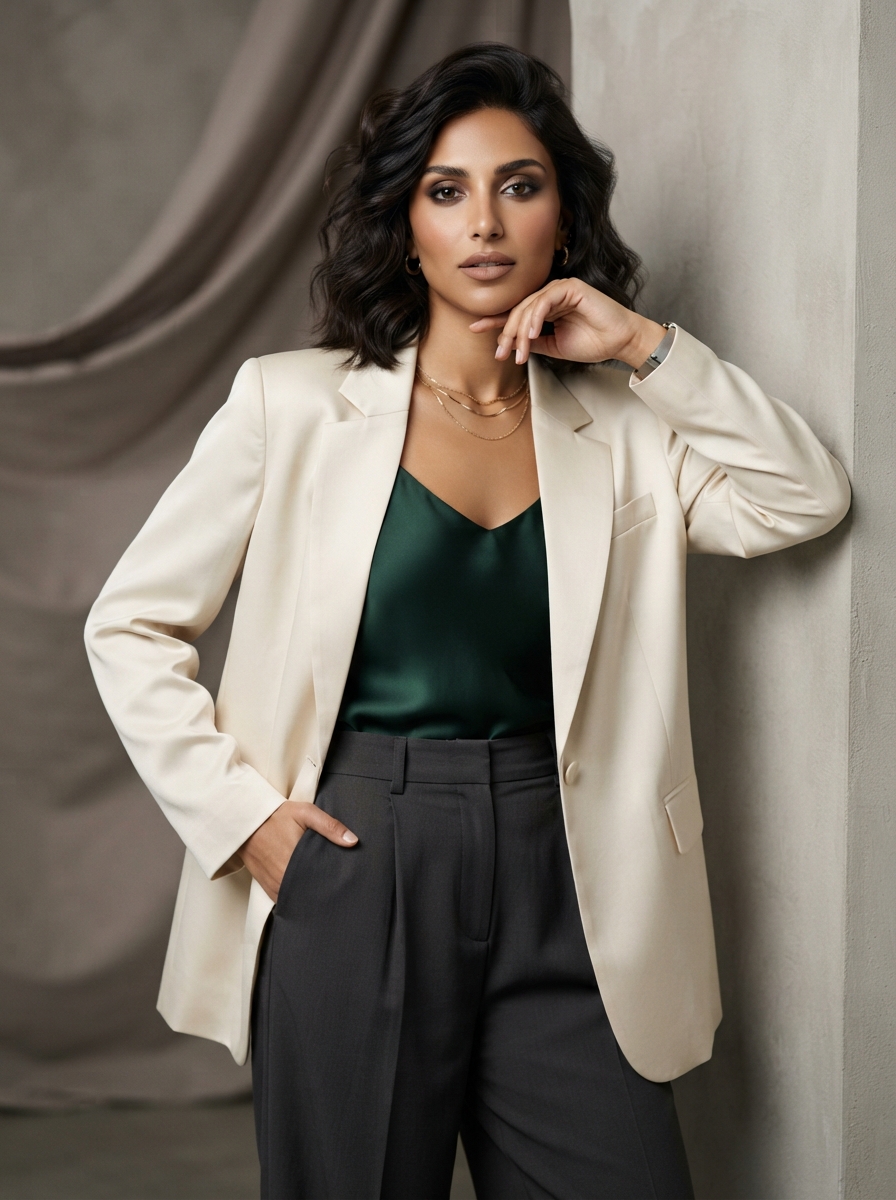 Dubai Influencer studio editorial AI photo shoot idea created with imageat