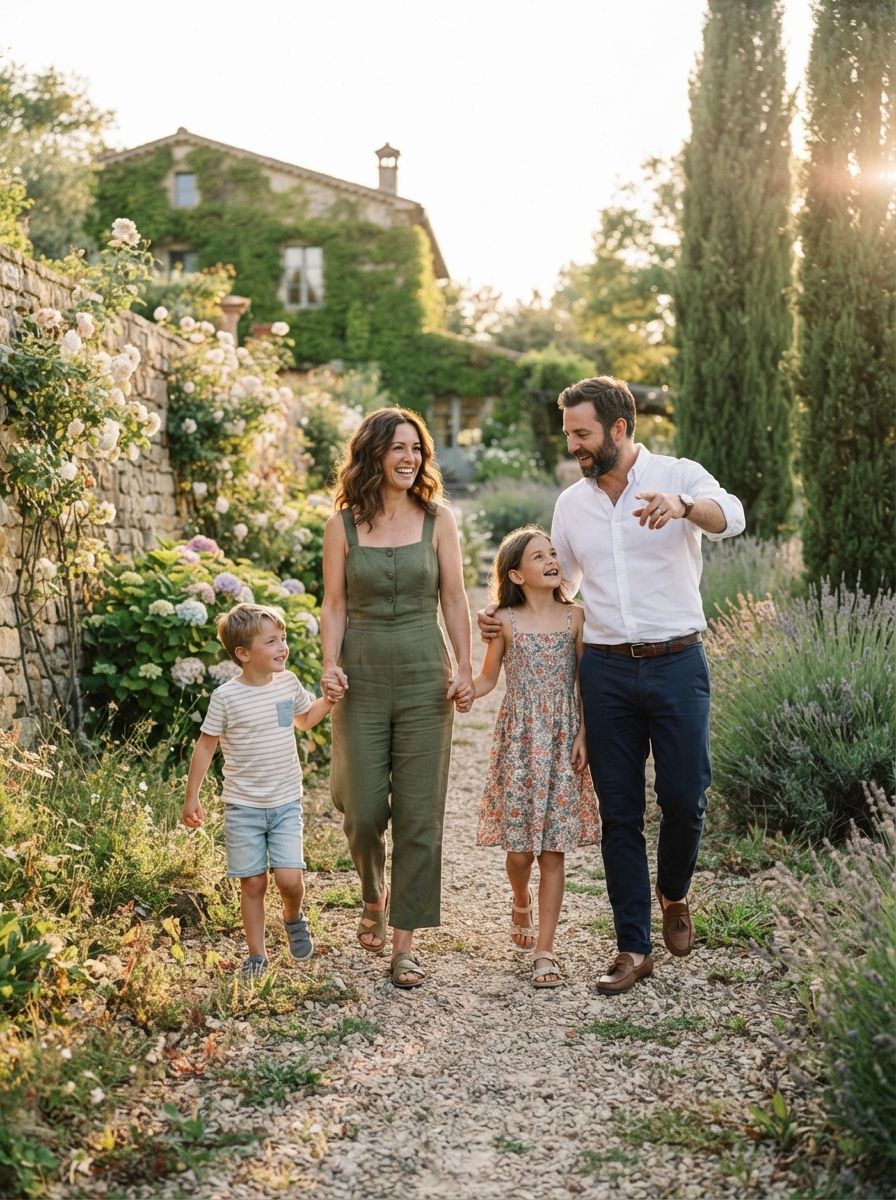Family Photos full-body story AI photo shoot idea created with imageat