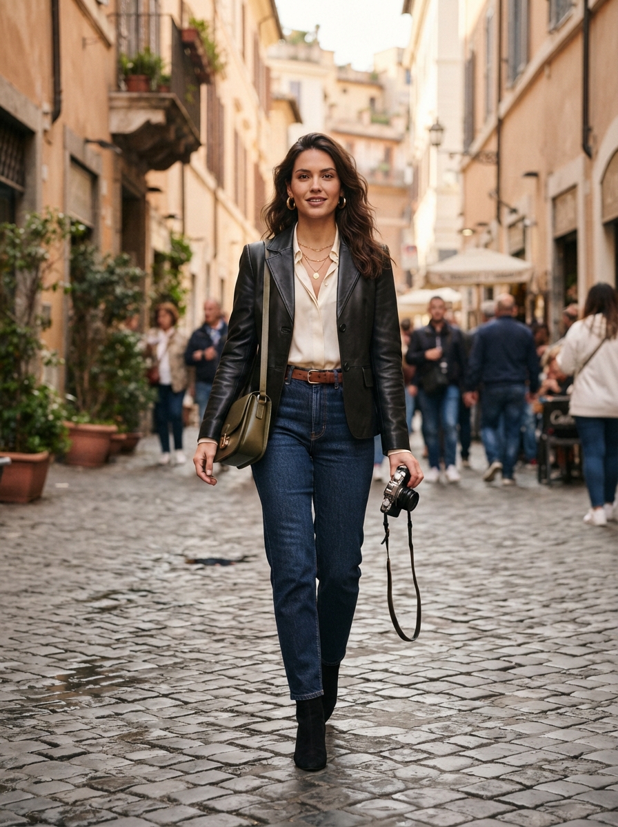Fashion Products full-body story AI photo shoot idea created with imageat