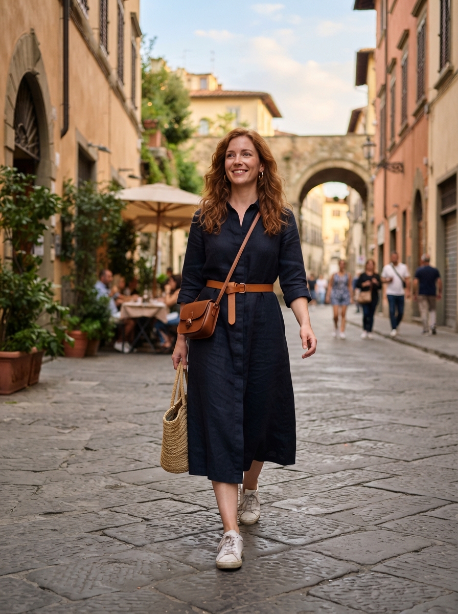 Instagram full-body story AI photo shoot idea created with imageat