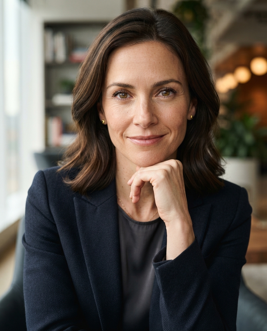 Professional Headshots cinematic close-up AI photo shoot idea created with imageat