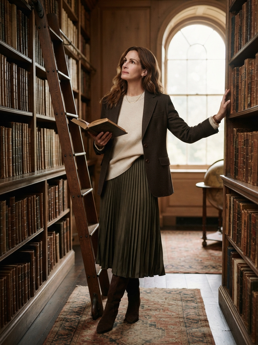 Quiet Luxury full-body story AI photo shoot idea created with imageat