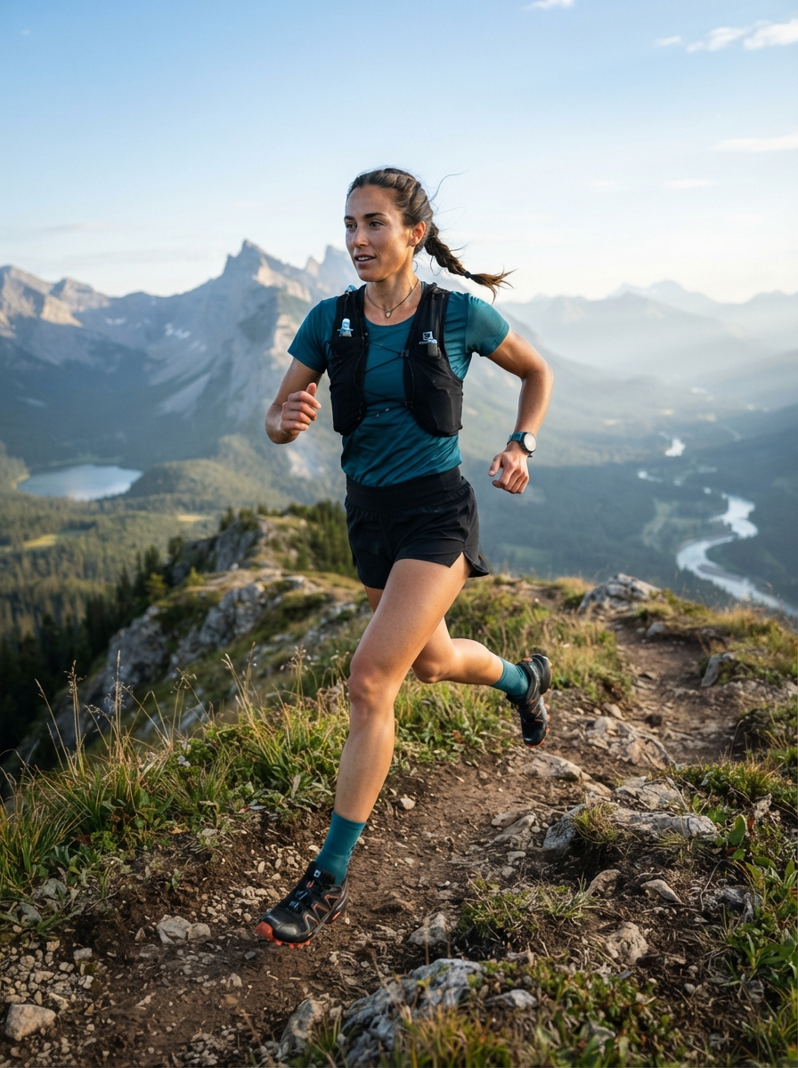 Running full-body story AI photo shoot idea created with imageat