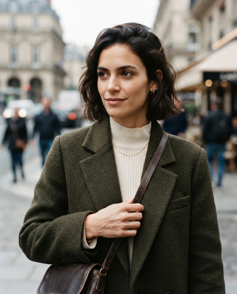Street Style cinematic close-up AI photo shoot idea created with imageat