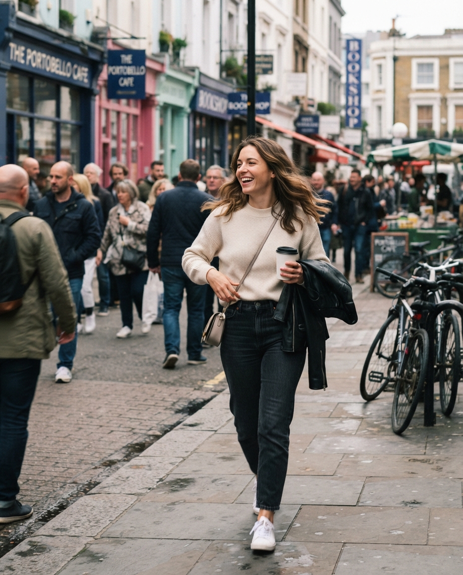 TikTok street candid AI photo shoot idea created with imageat