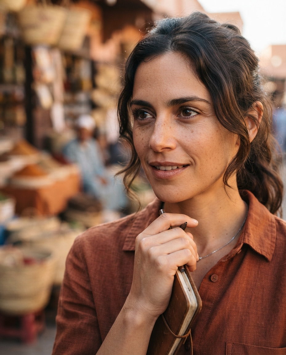 Travel Photography cinematic close-up AI photo shoot idea created with imageat