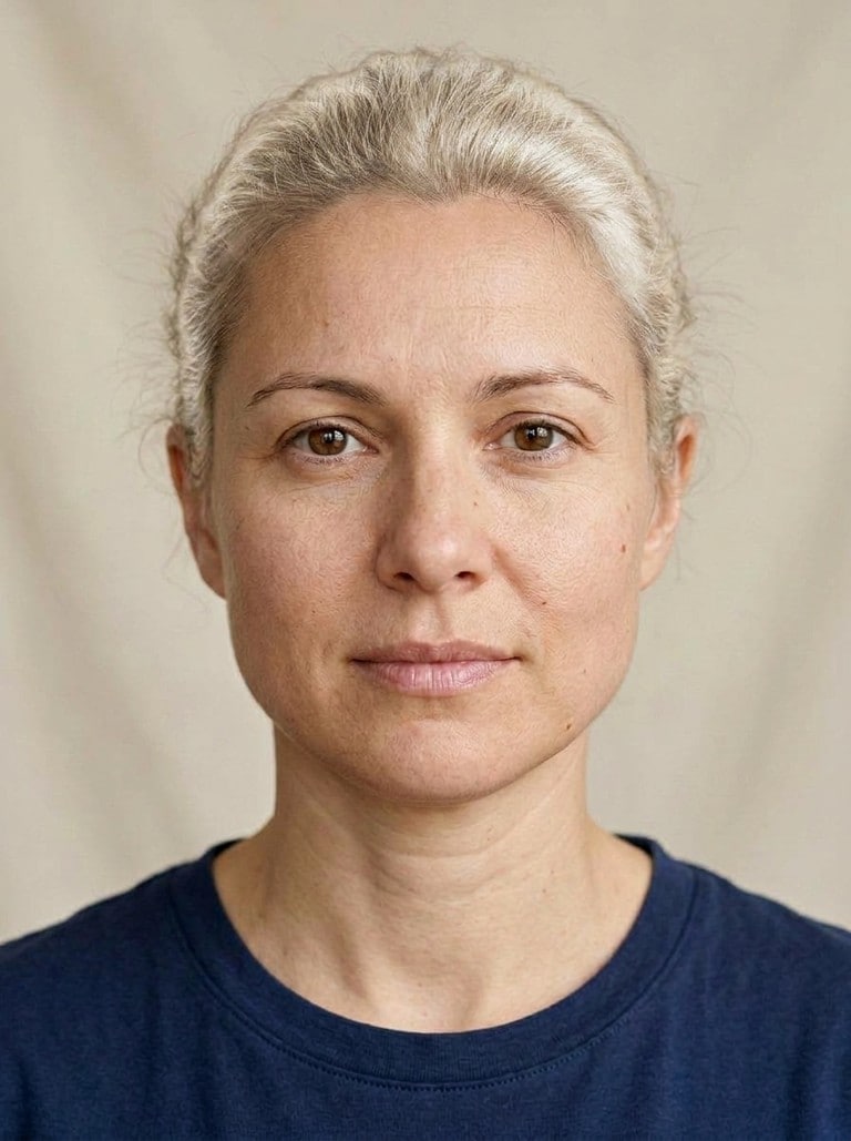 Hair color changer example — after