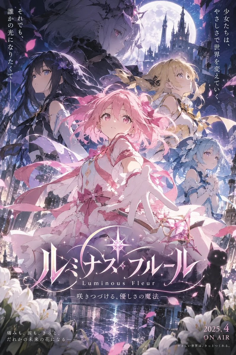 Example image 3 for Magical Girl Anime Key Visual Poster Prompt