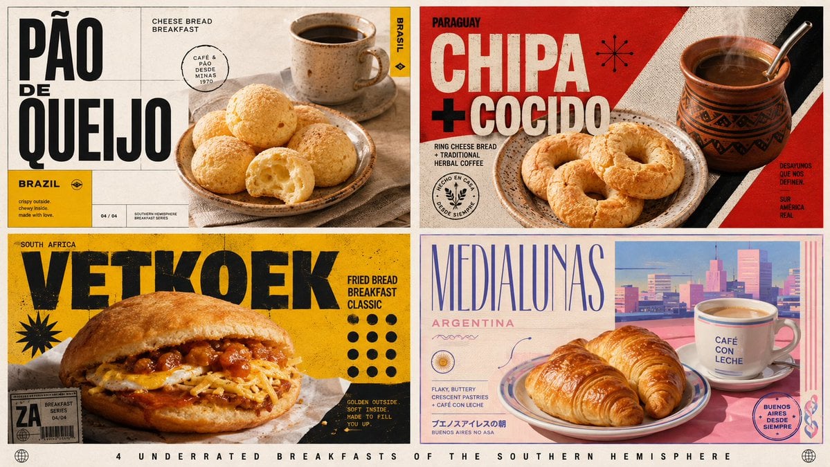 Example image 2 for Underrated Southern Hemisphere Breakfasts Poster Prompt