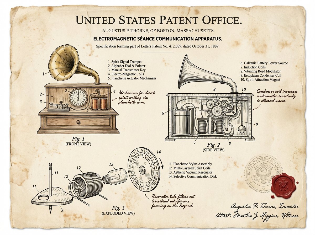 Example image 2 for Vintage Patent Document for an Invention