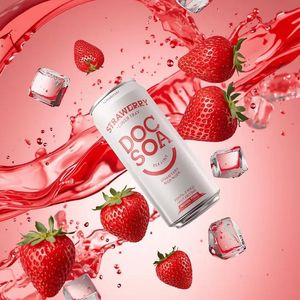 Example image 3 for Hyper-photorealistic soda can product advertisement prompt