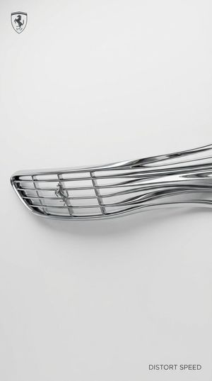 Example image 2 for Surreal Minimalist Ferrari Print Ad