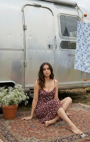 Example image 1 for Bohemian Summer Airstream Portrait Prompt