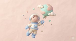 Example image 2 for Clay-Style Soft Minimal 3D Illustration Template