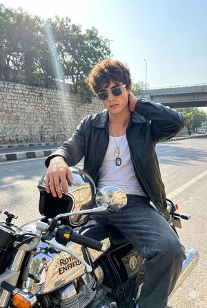 Example image 1 for Candid Motorcycle Portrait with Face Swap Prompt