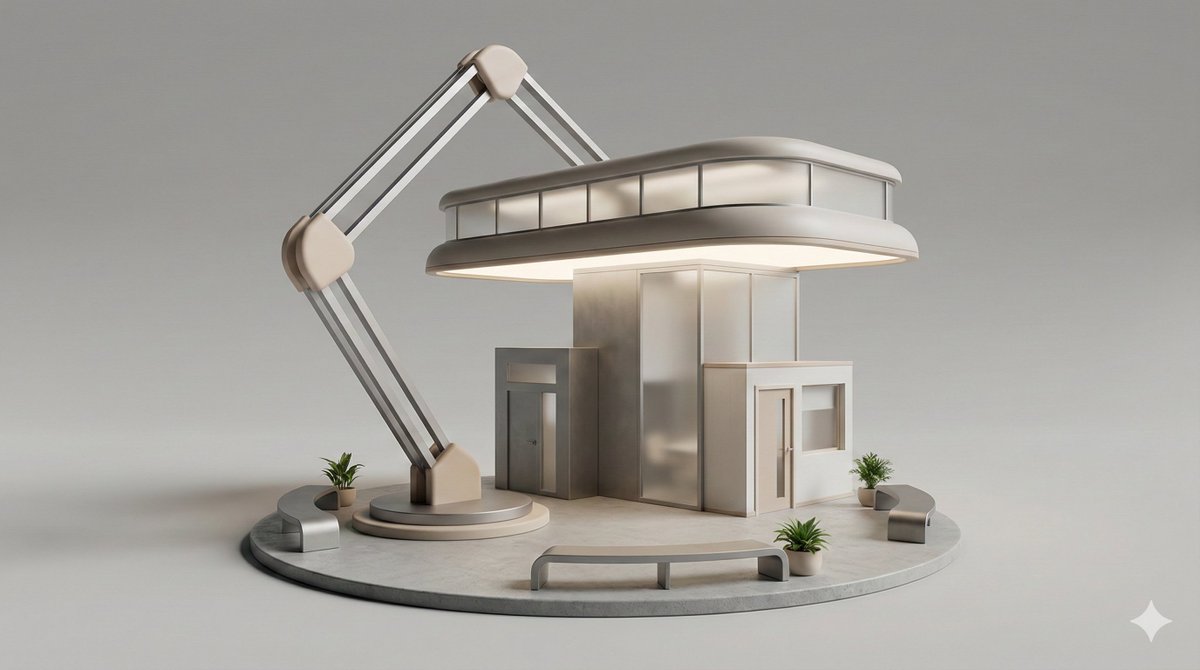 Example image 1 for 3D Isometric Diorama of a Household Object as Architecture