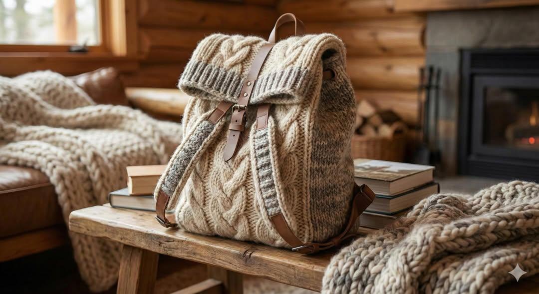 Example image 2 for E-commerce Main Image - Knitted Yarn Object Generation Prompt