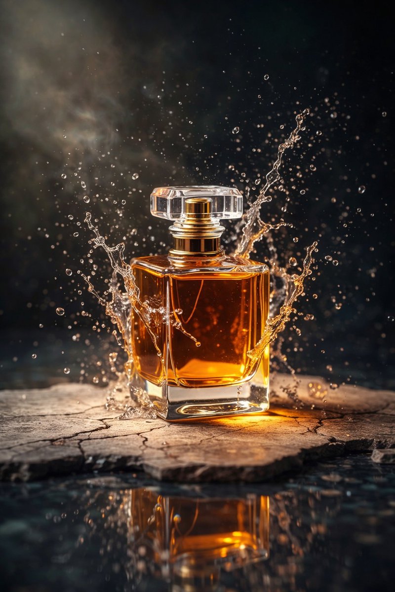 Example image 2 for E-commerce Main Image - 8K Cinematic Product Photography (Perfume)