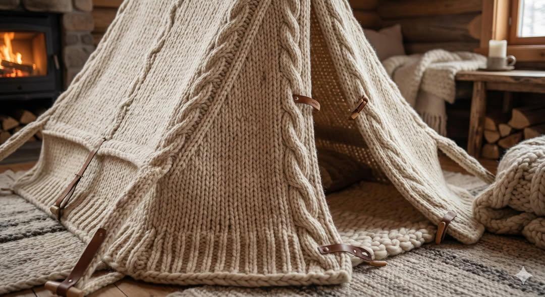 Example image 3 for E-commerce Main Image - Knitted Yarn Object Generation Prompt