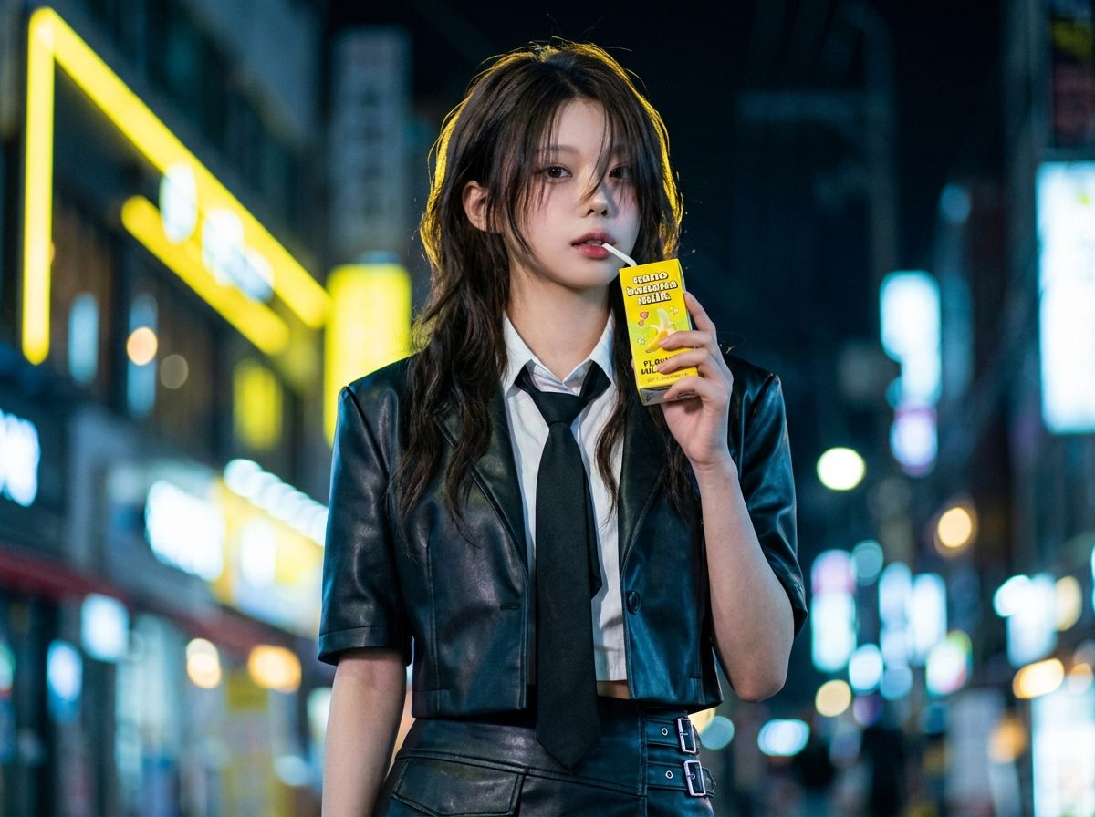 Example image 1 for Corporate Cyberpunk Mascot Portrait Prompt