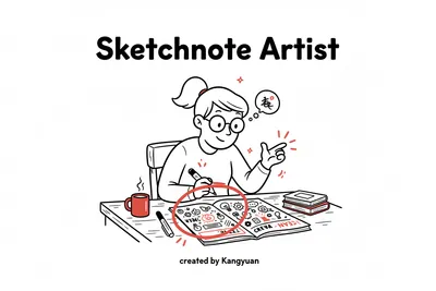 Example image 1 for Sketchnote Artist