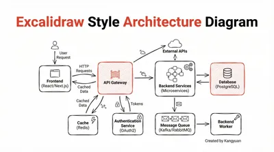 Example image 1 for Excalidraw Architecture Diagrams