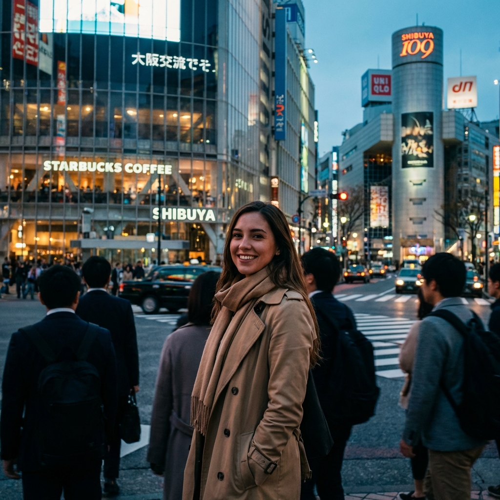 City teleport Tokyo neon streets, Nano Banana Pro