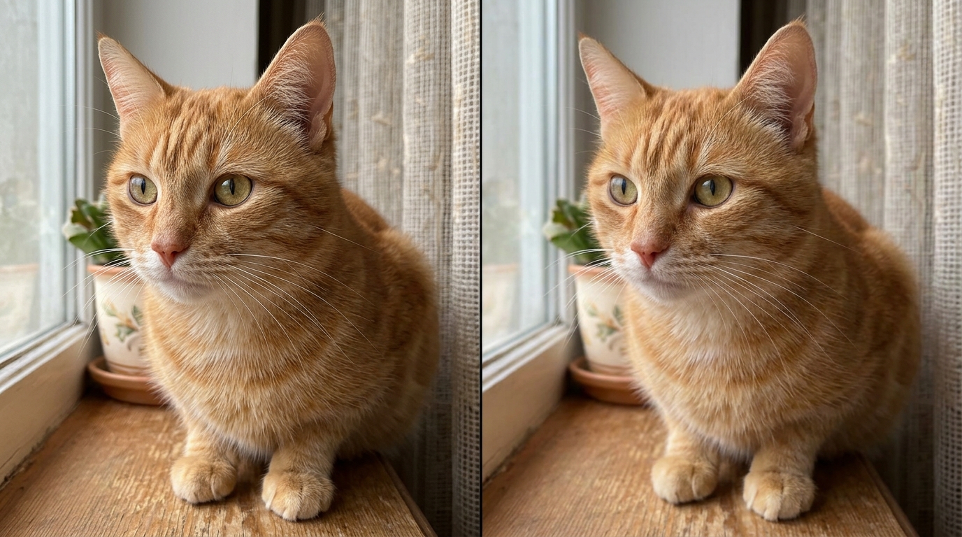 Image Compressor result example